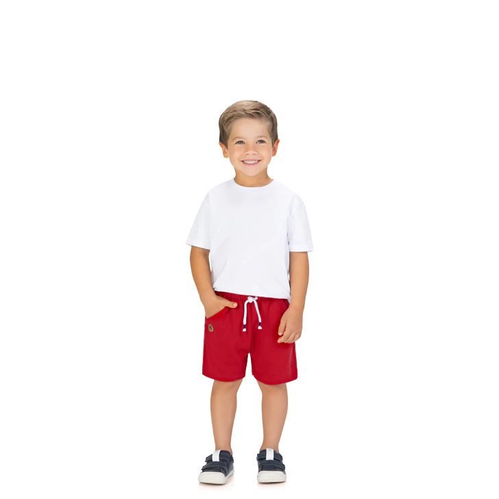 Bermuda Masculina Vermelha Milon