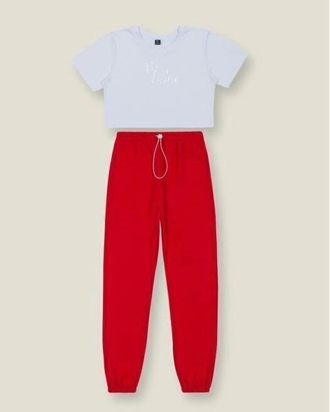Conjunto Dente DE Leão Cropped e Cala Jogguer