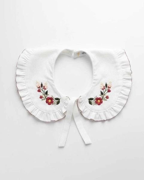Gola Infantil Linho -encanto Bordada MOM - Branco