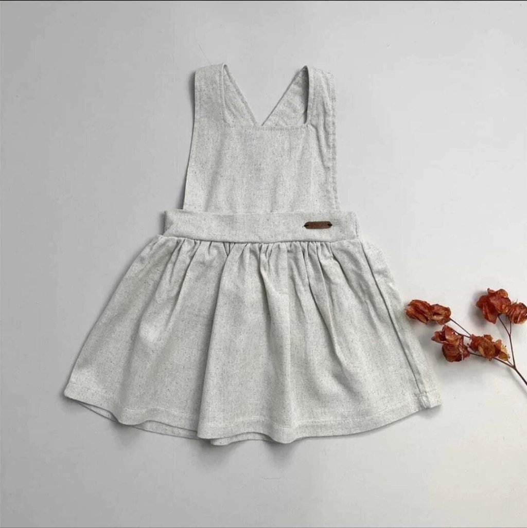 Vestido Jardineira Salopete Renovo Natural MOM, foto 3