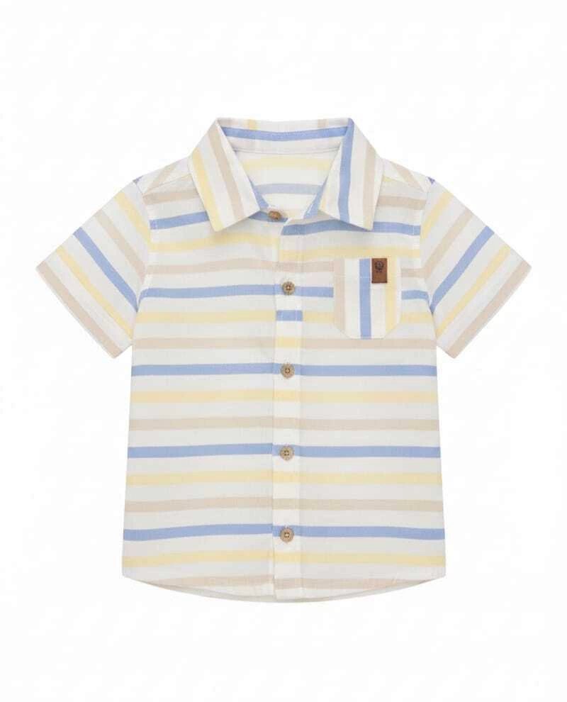 Conjunto Infantil Camisa Tricoline/Bermuda Sarja Mundi, foto 3
