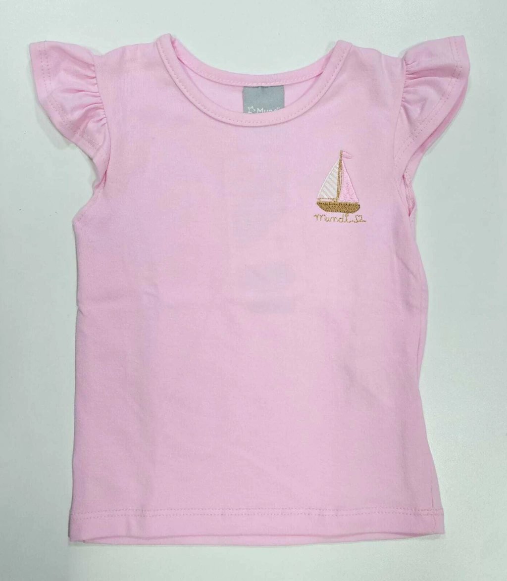Conjunto Brandili Mundi Blusa Babado e Saia Short - 26246.004- Mundi - Rosa, foto 2