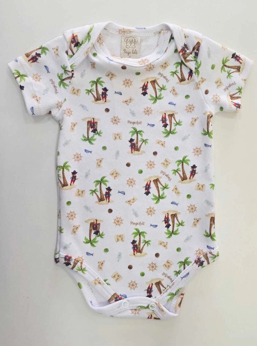Conjunto Bebe Menino Jardineira e Body - Pingo Lelê, foto 6