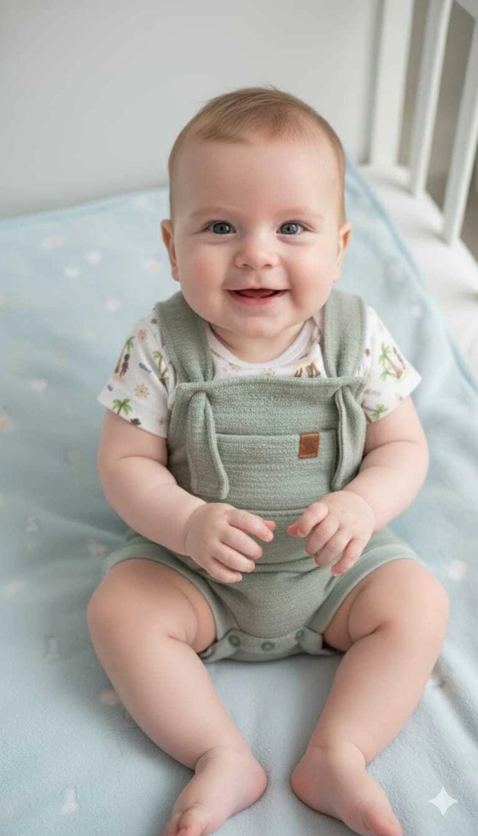 Conjunto Bebe Menino Jardineira e Body - Pingo Lelê, foto 7