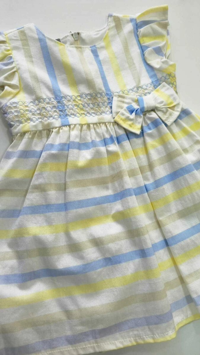 Vestido com Caldinha Tapa Fralda Brandili Mundi em Tricoline Laço, foto 3