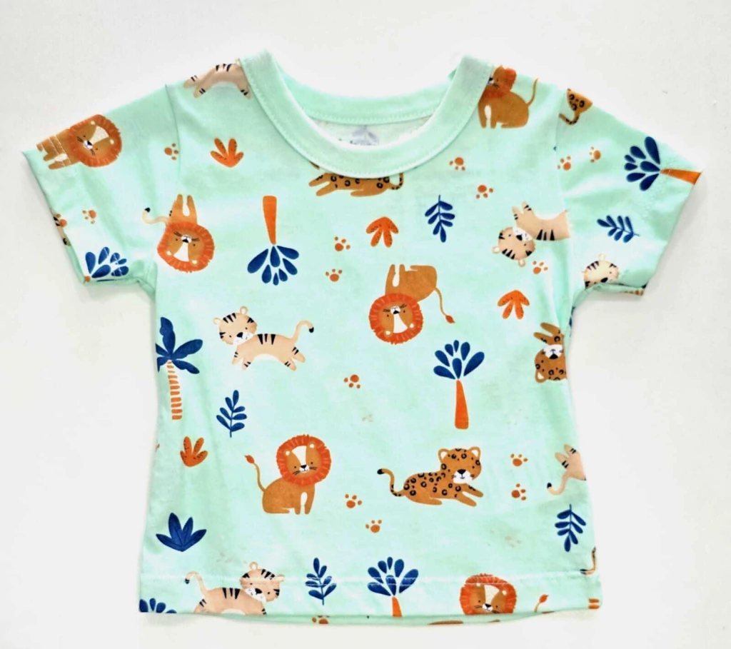 Conjunto Brandili Bebê Menino Camiseta e Macacão Curto Safari, foto 5