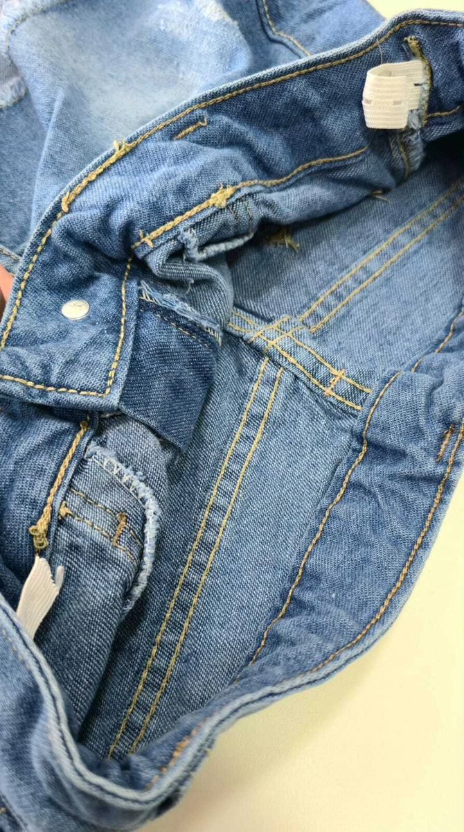Short Jeans Feminino Flexy Jeans com Elastano e Barra Desfiada Juvenil, foto 6