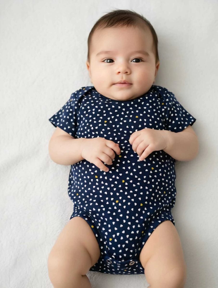 Body Brandili Estampado Menina - Azul Marinho, foto 2