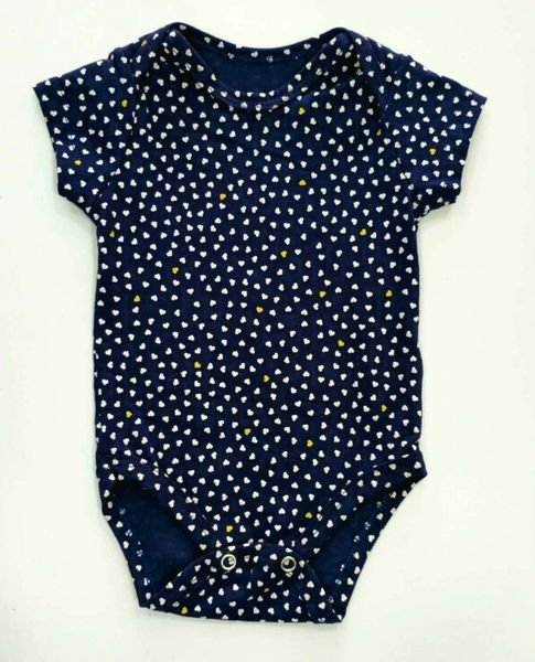 Body Brandili Estampado Menina - Azul Marinho
