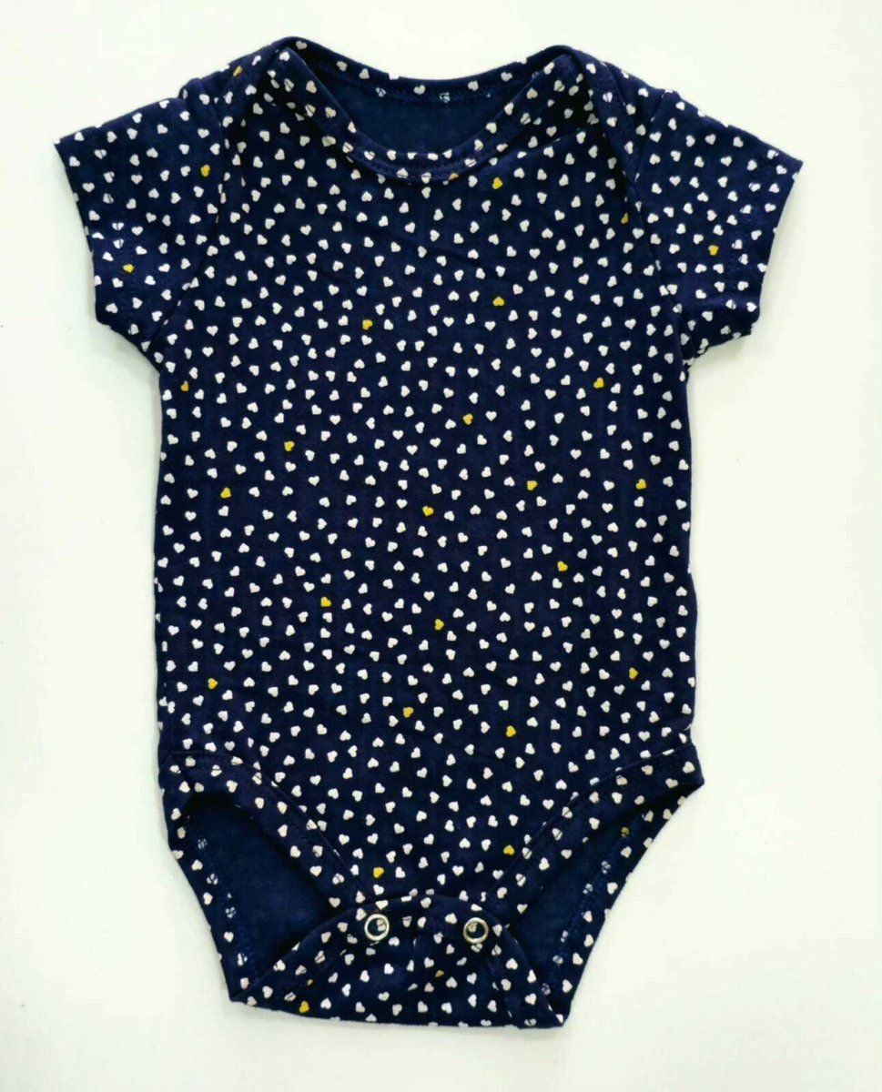 Body Brandili Estampado Menina - Azul Marinho