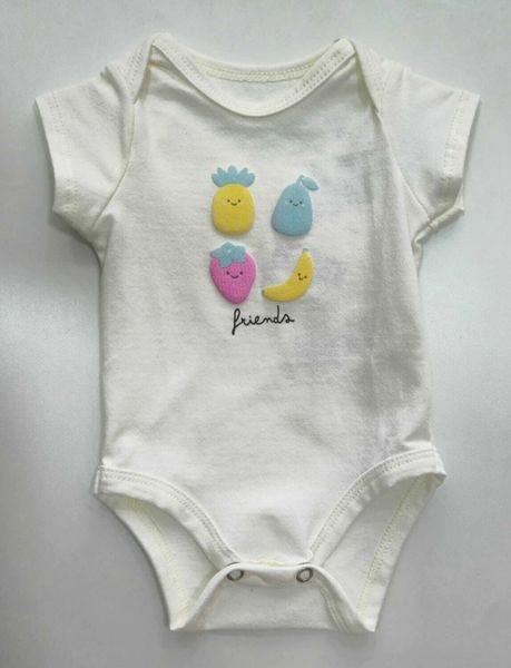Body Brandili Estampado Menina - Off White