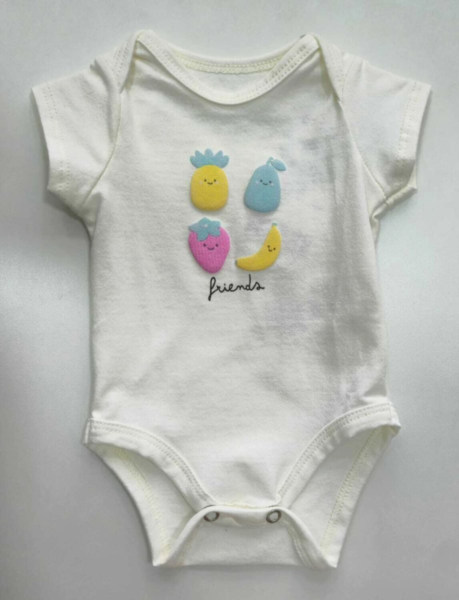 Body Brandili Estampado Menina - Off White