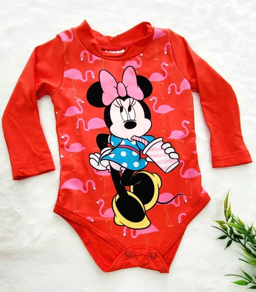 Body Praia Minnie com Proteção Uv- Disney Baby- Marlan, foto 3