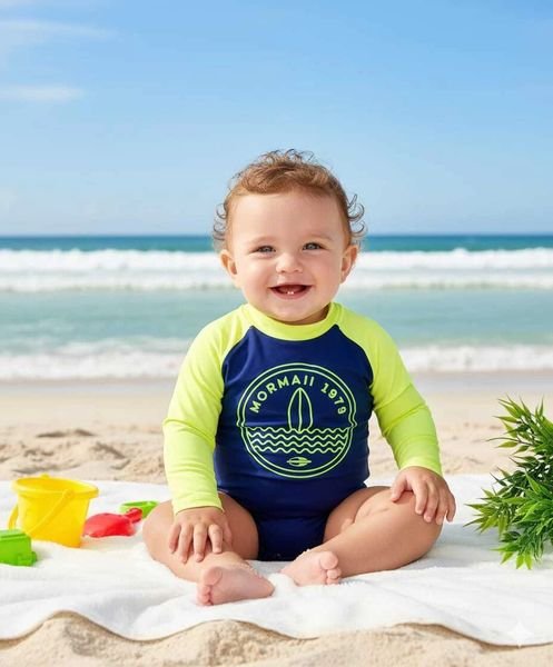 Body Praia Mormai com Proteção Uv- Baby- Marlan