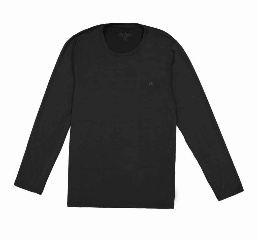 Camiseta Ogochi Proteção UV 45+ Manga Longa - Moda Praia - Preto, foto 2