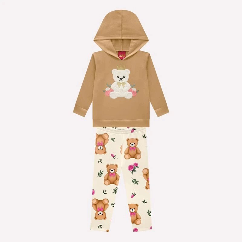 Conjunto Infantil Menina Princesa Ursa com Pelinhos Kyly, foto 2