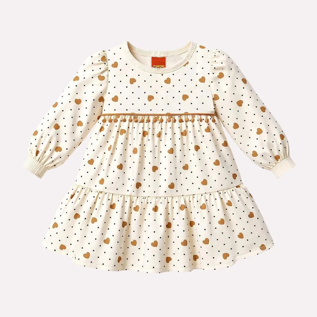 Vestido Infantil Menina Corações Kyly, foto 2
