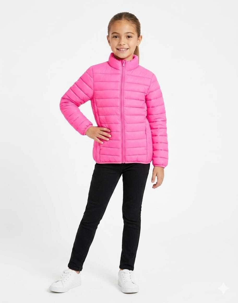 Jaqueta Infantil Unissex em Nylon Kyly - Rosa, foto 2
