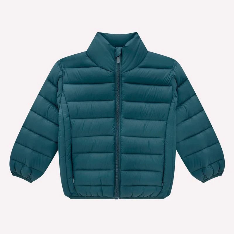Jaqueta Infantil Unissex em Nylon Kyly - Verde Militar