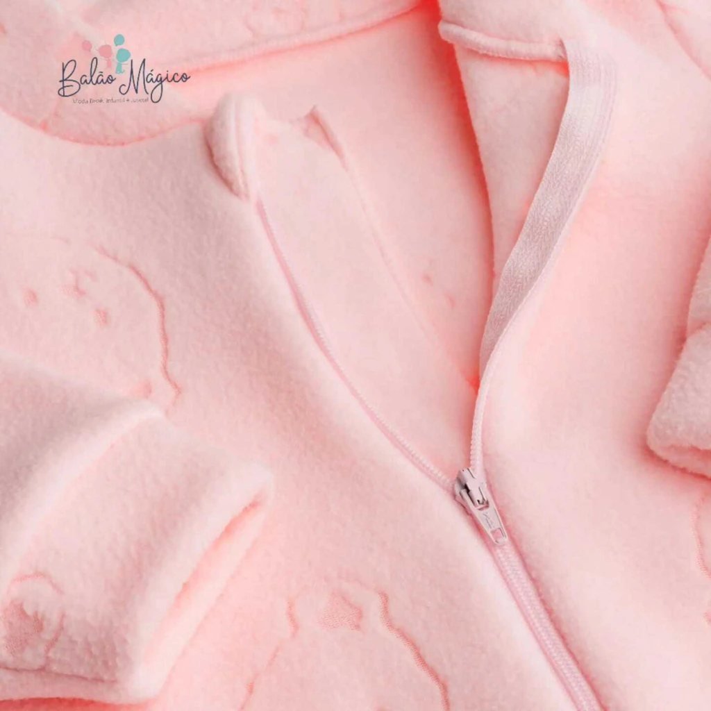 Saco de Dormir Soft Jacquard Térmico Pettenati- Dedeka - Rosa, foto 3