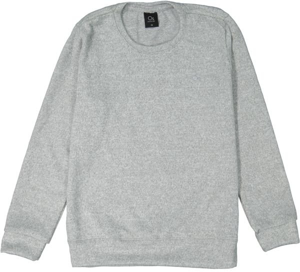Blusa Tricot Infantil Manga Longa Essencial Ogochi - Prata