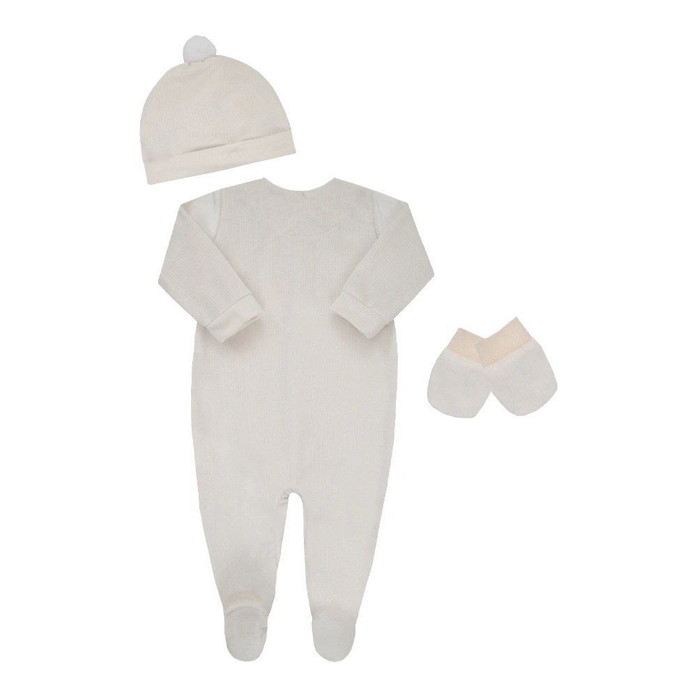 Macacão, Touca e Luvas Inverno Letut Plush Unissex kit presente, foto 4