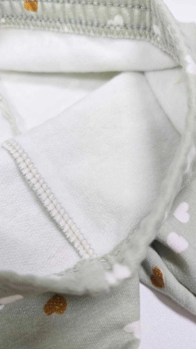 Legging Infantil Milon em Molecotton Coração - Verde Clara, foto 4