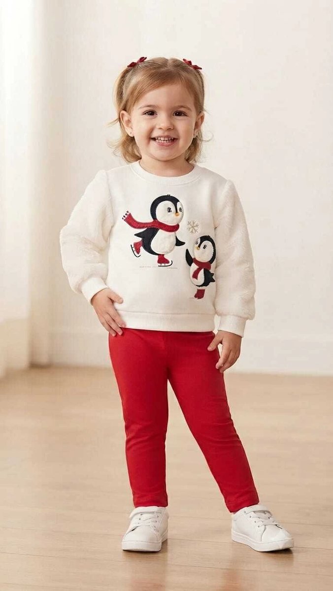 Conjunto Infantil Menina Pinguins - Kyly