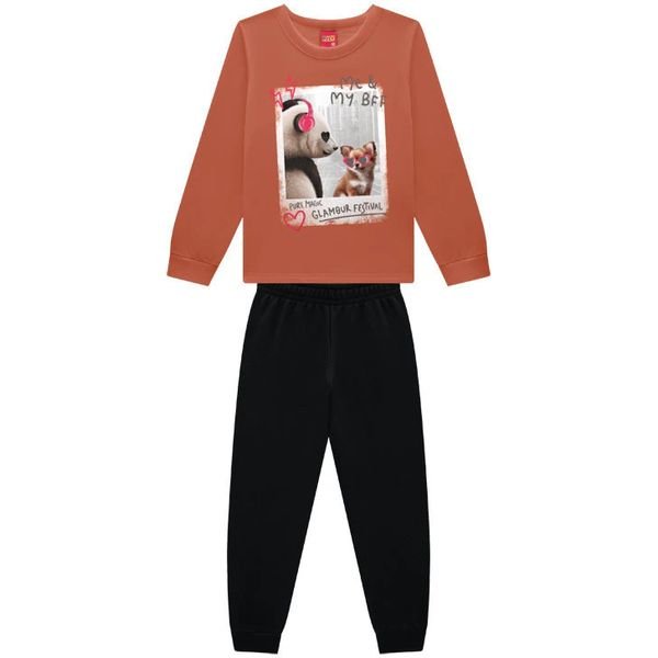 Conjunto Infantil Menina Estampa Telha Kyly