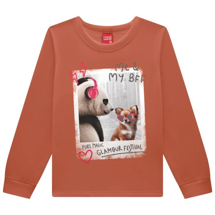 Conjunto Infantil Menina Estampa Telha Kyly, foto 2