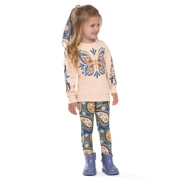 Conjunto Nanai Infantil Menina Borboleta