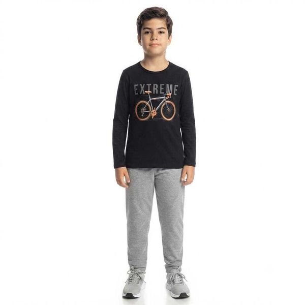 Conjunto Infantil Menino em Algodão Kyly Bicicleta