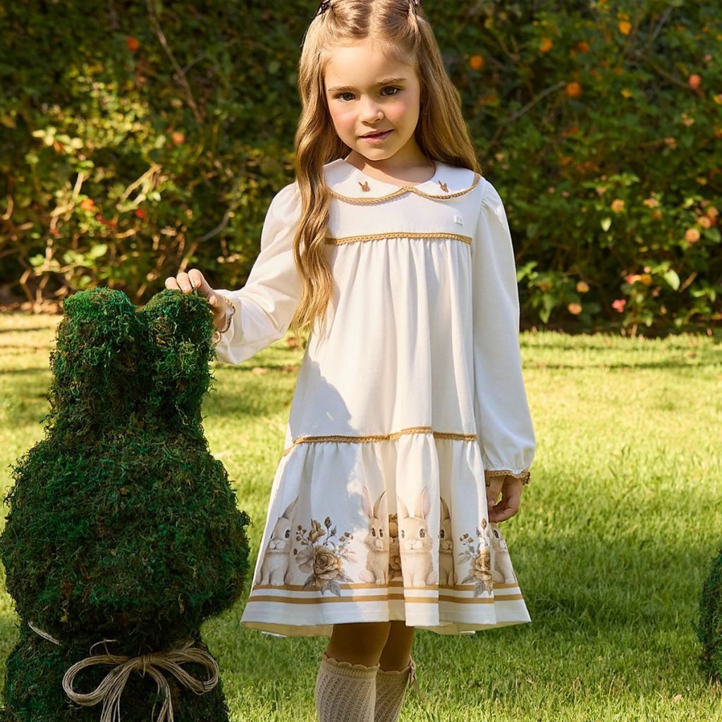 Vestido Infantil Menina Coelinhos Milon