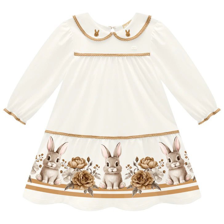 Vestido Infantil Menina Coelinhos Milon, foto 3