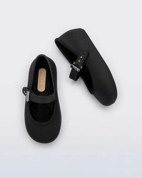 Mini Melissa Soft Ballerina Baby - Preto