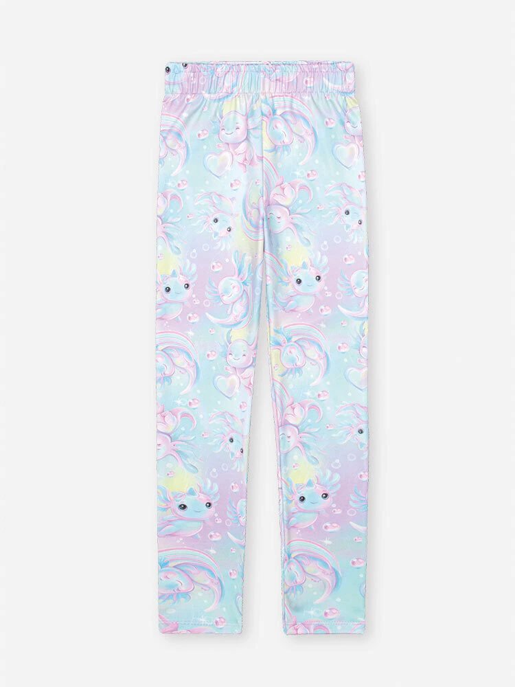 Legging Cinti Rosa Confete - Rosa Barbie- Lilas Bruma - Lilas Bruma - Fundo do Mar