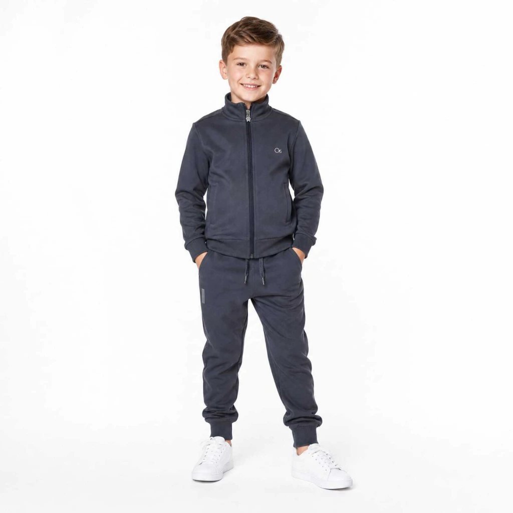 Calça Infantil em Helanca Ogochi - Térmica - Cinza Jogger, foto 2