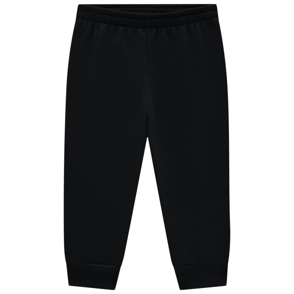 Calça Infantil Unissex Básica Kyly - Preto