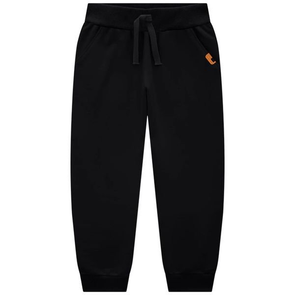 Calça Infantil Menino Lisa Milon - Preto