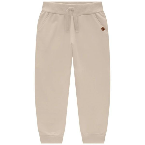Calça Infantil Menino Lisa Milon - Amendoa