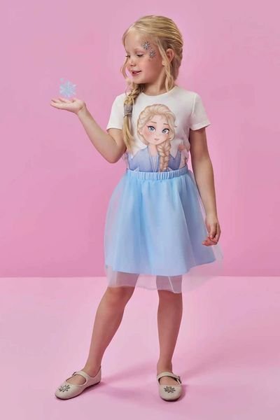 Blusa em Meia Malha Kukiê Infantil Menina - Frozen