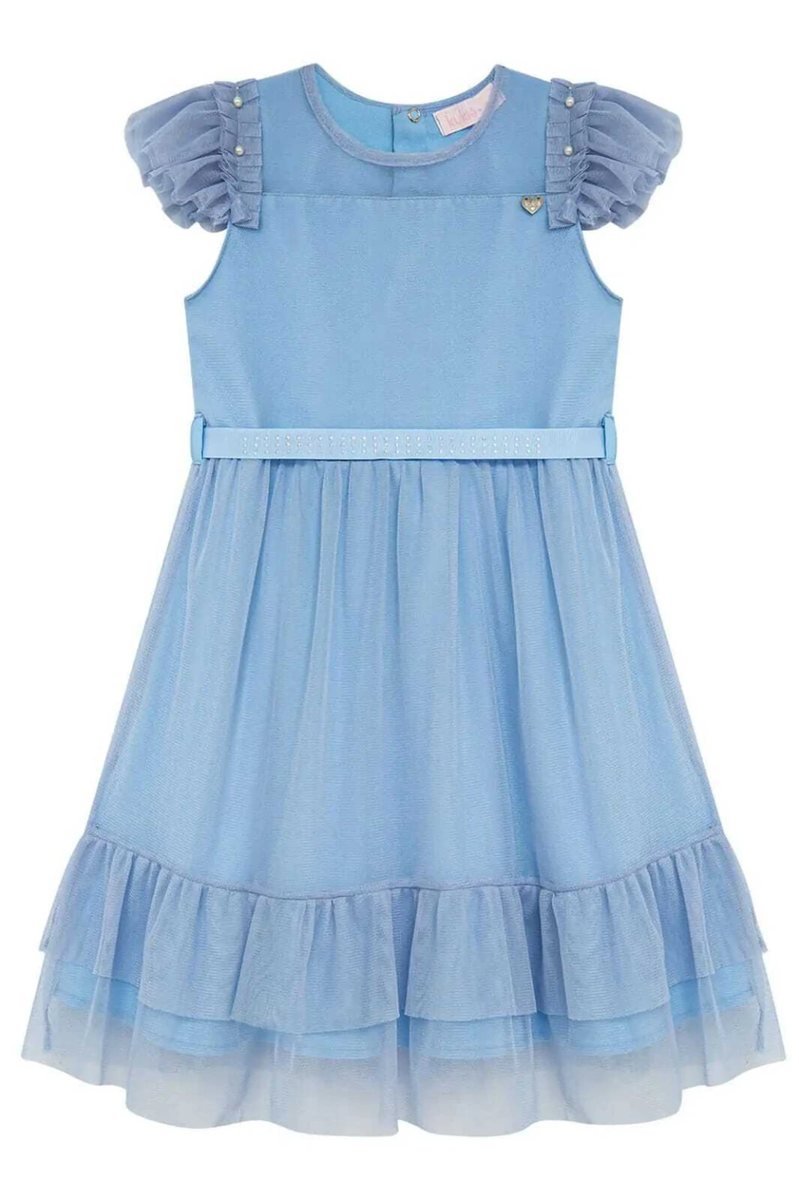 Vestido em Tule com Elastano Kukiê Infantil Menina, foto 3