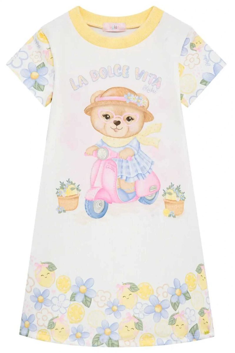 Vestido em Molecotton Kukiê Infantil Menina, foto 3