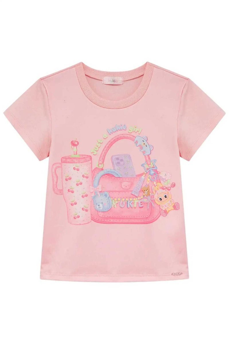Blusa em Meia Malha Kukiê Infantil Menina, foto 3