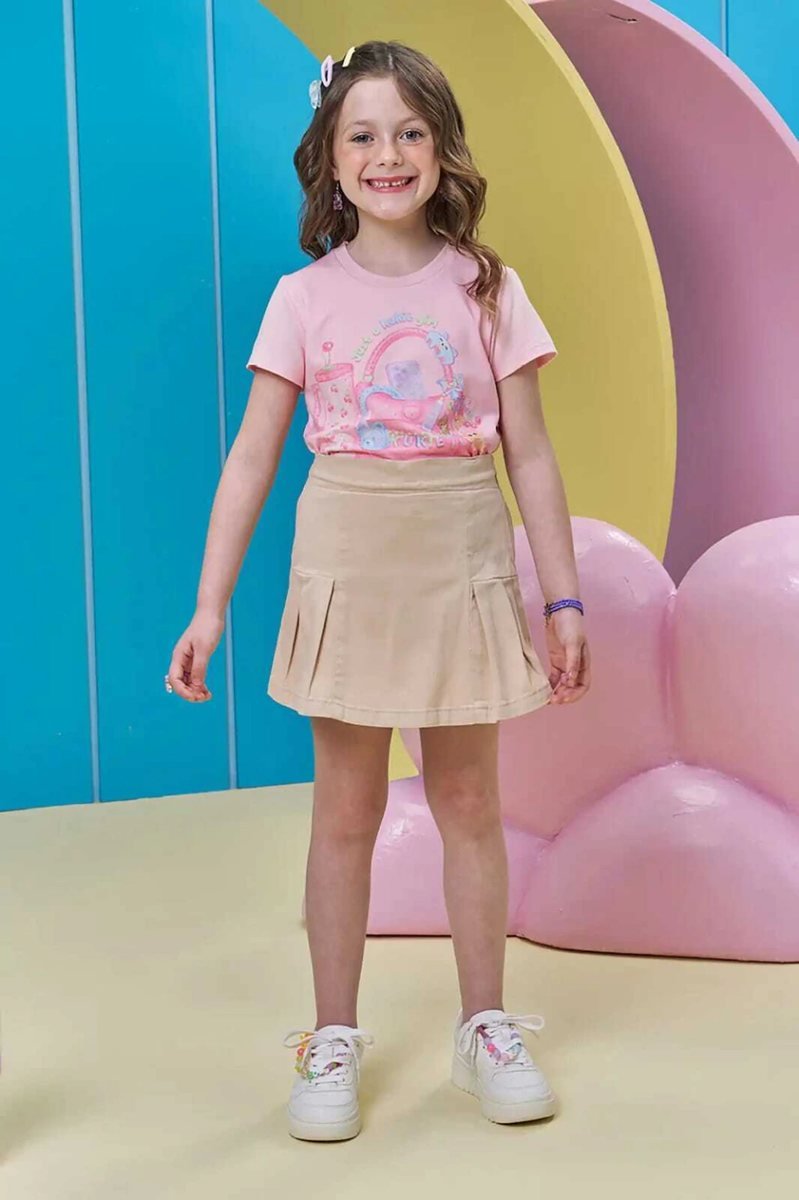 Blusa em Meia Malha Kukiê Infantil Menina, foto 5