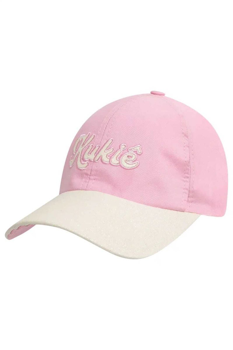Boné em Nylon Kukiê Infantil Menina - Rosa e Glitter, foto 2