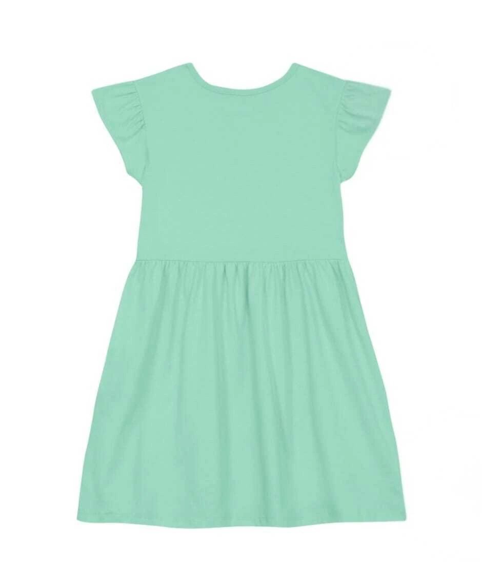 Vestido Infantil Menina em Meia Malha Brandili - Verde, foto 2