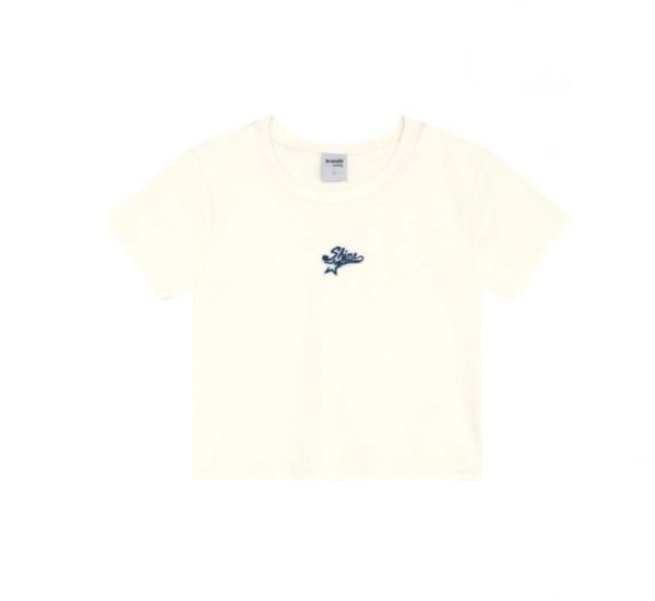 Blusa Teen Menina em Ribana Brandili - Off white