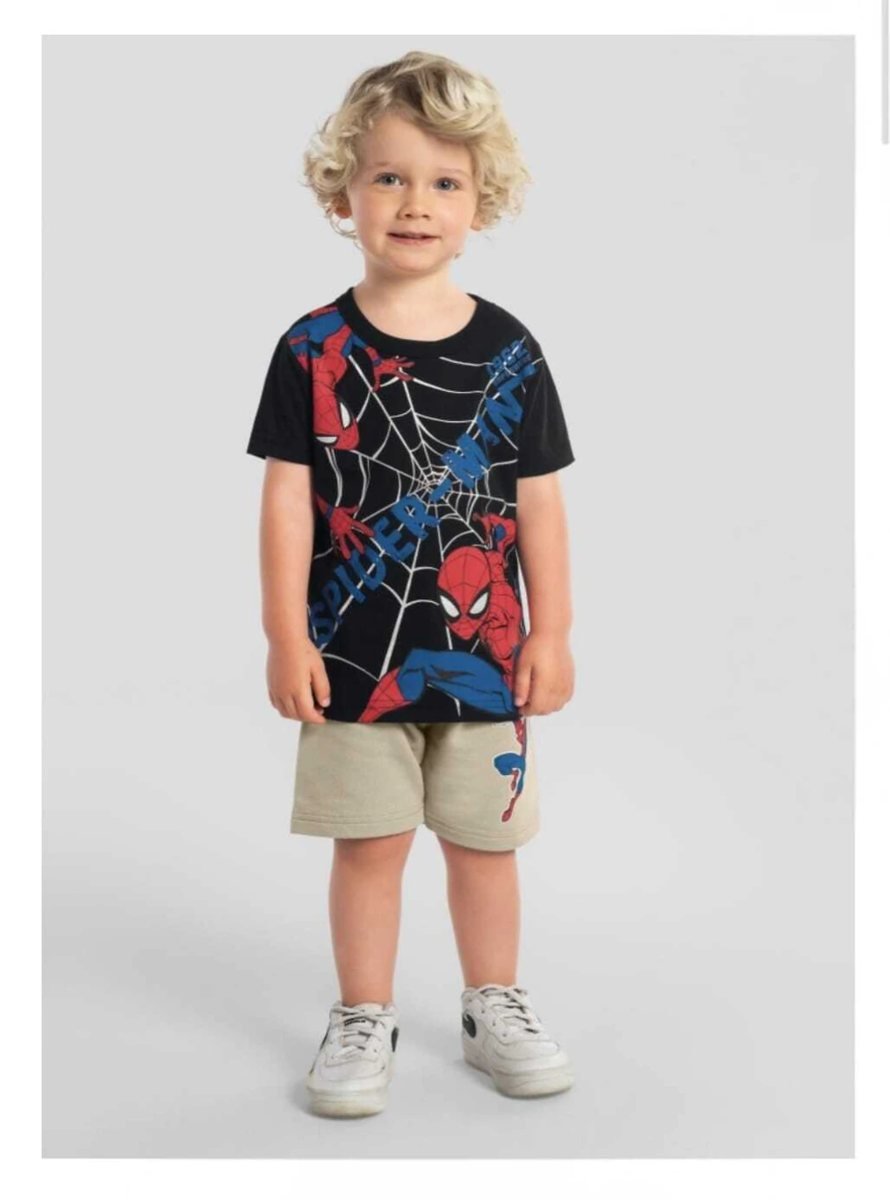 Camiseta Infantil Menino em Meia Malha Brandili