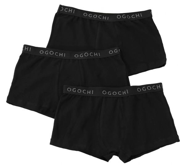 Kit Boxer Ogochi Infantil Malha com 3 Unidades